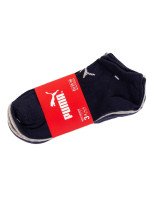 Puma 3Pack Ponožky 887497 Námořnická modrá/modrá/šedá