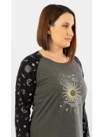 Dámská noční košile s dlouhým rukávem Moon - Vienetta