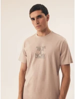 Pánské pyžamo Dreamber 42632-02X Béžová / tmavě modrá - Henderson