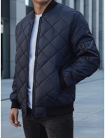 Pánská prošívaná bunda bomber tmavě modrá TX2217