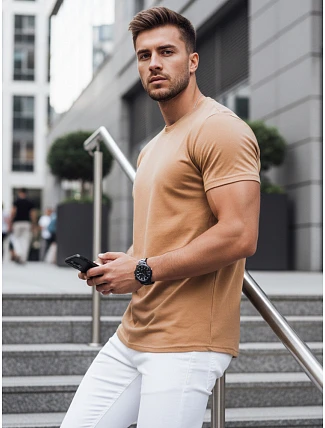 Pánské tričko bez potisku s kávou RX5623