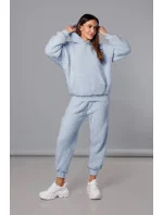 Teplý blankytný teplákový dámský komplet (YP-1104) Teplý blankytný teplákový dámský komplet (YP-1104)