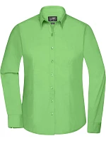 Daiber JN 677 Popelínová halenka s dlouhým rukávem 02.0677 lime green Daiber JN 677 Popelínová halenka s dlouhým rukávem 02.0677 lime green