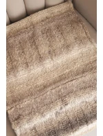 Dámský pletený melírovaný jemný šál na zimu KN20 béžový