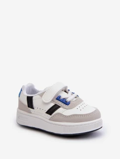 Klasické dětské sportovní boty bílo-modré Marlin