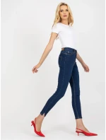 Kalhoty D85008E61969 tmavě modré