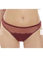 Dámské tanga 90601 petrolejově modré se zlatou - Selmark