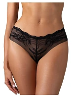 Dámské kalhotky Perisia Panties černé - Obsessive