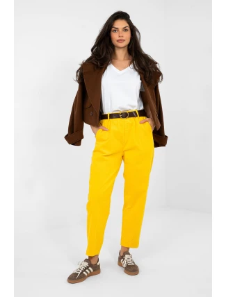 Kordové kalhoty model 224052 Italy Moda