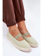 Dámské tenisky Big Star – světle zelené