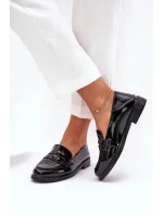 Dámské mokasíny 18100 Černá - VINCEZA