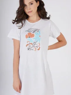 Dámská noční košile s krátkým rukávem Botanical