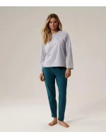 Pyžamo Atlantic NLP-498 long/r S-2XL Pyžamo Atlantic NLP-498 long/r S-2XL