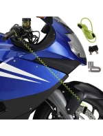 ZÁMEK BRZDOVÉHO KOTOUČE S LANKEM PŘIPOMÍNAJÍCÍM DUNLOP SILVER ZÁMEK BRZDOVÉHO KOTOUČE S LANKEM PŘIPOMÍNAJÍCÍM DUNLOP SILVER