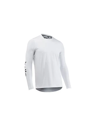 Cyklistické tričko NORTHWAVE Bomb Hello Goodbye Jersey s dlouhým rukávem, bílé Cyklistické tričko NORTHWAVE Bomb Hello Goodbye Jersey s dlouhým rukávem, bílé
