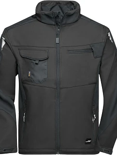 Daiber JN 844 Pracovní letní softshellová bunda - Strong 02.0844 black/black