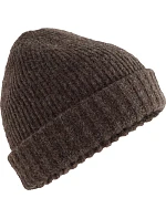 Beechfield B 389 Pletená čepice "Stonefell" 53.0389 dark brown marl