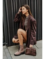 ZDobené Botky Worker Dámské Zateplené D&A MR880-017 Taupe