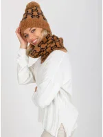 Dámská čepice AT CZ CM 319 hnědá Dámská čepice AT CZ CM 319 hnědá