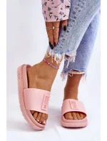 Dámské pantofle Big Star - světle růžové