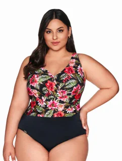 JEDNODÍLNÉ PLAVKY SKJ 60 KVĚTINOVÉ MAXI PLAVKY