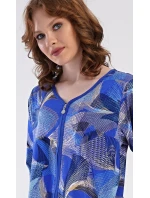 Dámské domácí šaty s tříčtvrtečním rukávem Eliza