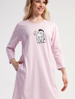 Dámské domácí šaty s tříčtvrtečním rukávem Oslík