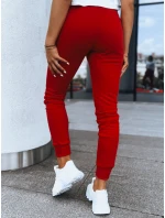 Dámské tepláky FITS červené UY0533