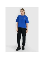 Dámské tričko oversize s potiskem 4F 4FWSS25TTSHF1993-36S