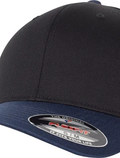 Flexfit 6277T/6277TT 6 Panelová kšiltovka Flexfit Wooly Combed 55.277T black/navy