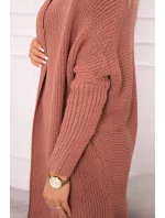 Svetr s netopýřími rukávy tmavě růžový Svetr s netopýřími rukávy tmavě růžový