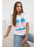 Halenka z rubané bavlny Miami bílý Halenka z rubané bavlny Miami bílý