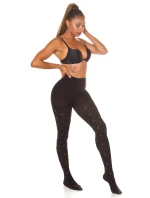 Dámské sexy punčocháče s puntíky SH8013 černé - Collant Dámské sexy punčocháče s puntíky SH8013 černé - Collant