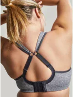 Podprsenka balkonetka Sports Balconnet charcoal marl 9441 melanž - Sculptresse Podprsenka balkonetka Sports Balconnet charcoal marl 9441 melanž - Sculptresse