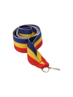 Stuha 11 mm - modro-žluto-čočková Stuha 11 mm - modro-žluto-čočková