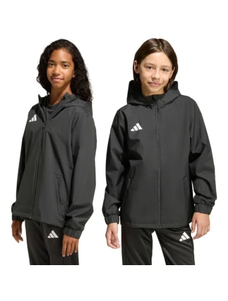 Dětská bunda adidas Entrada 26 All Weather černá JZ9104
