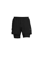 Pánské šortky CASALL M Double Layer Shorts, černé Pánské šortky CASALL M Double Layer Shorts, černé
