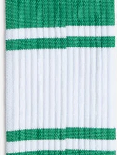 Mr. Socks L 05011 Sportovní štulpny "Baller Tubes" 88.5011 green/white