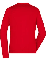 Daiber JN 660 Dámský pletený cardigan s výstřihem do V 02.0660 red
