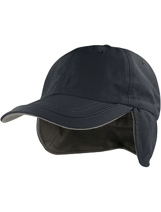 Atlantis Headwear Techno Flap-S 6 panelová kšiltovka s ochranou uší 33.0225 navy