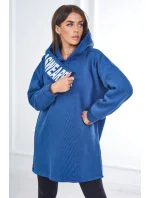 Zateplená mikina s kapucí z džínoviny Zateplená mikina s kapucí z džínoviny