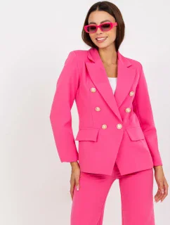 Dámská bunda DHJ MA 15555 00P tmavě růžová