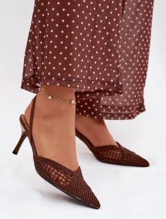 Sandály na podpatku  model 224494 Step in style