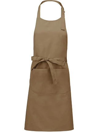 Kariban K 890 Zástěra s laclem "Sommelier" 20.K890 camel Kariban K 890 Zástěra s laclem "Sommelier" 20.K890 camel