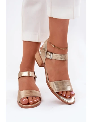 Sandály na podpatku  model 213021 Step in style