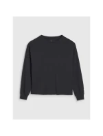 Dívčí oversize hladký rukáv s dlouhým rukávem 4F 4FJWSS25TLONF377-20S