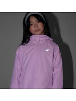 Dětská bunda 4F U0959 světle fialová 4FJWSS26TTJAU0959 52S