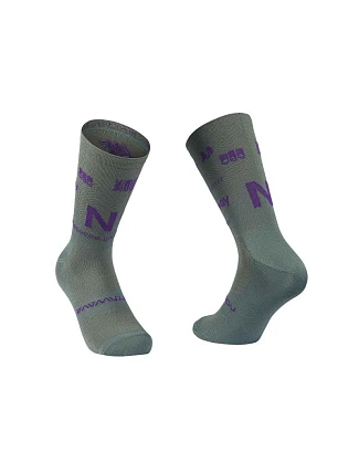 Cyklistické ponožky NORTHWAVE Type Sock, šedé Cyklistické ponožky NORTHWAVE Type Sock, šedé