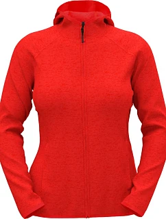 Stedman Lux Knit Fleece Jacket Women Dámská pletená fleecová bunda s kapucí 05.5560 scarlet red heather
