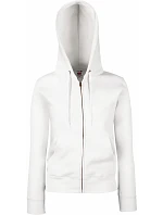 Fruit of the Loom Premium Lady-Fit Hooded Jacket Dámská mikina s kapucí 16.2118 white Fruit of the Loom Premium Lady-Fit Hooded Jacket Dámská mikina s kapucí 16.2118 white